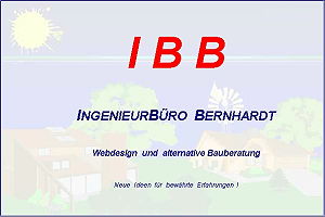 Ingenieurbüro Bernhardt - Webdesign und alternative Bauberatung